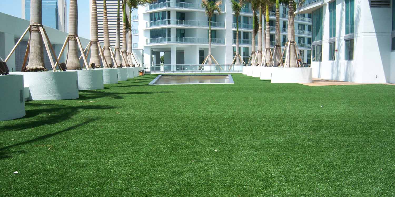 Commercial Artificial Turf Installation